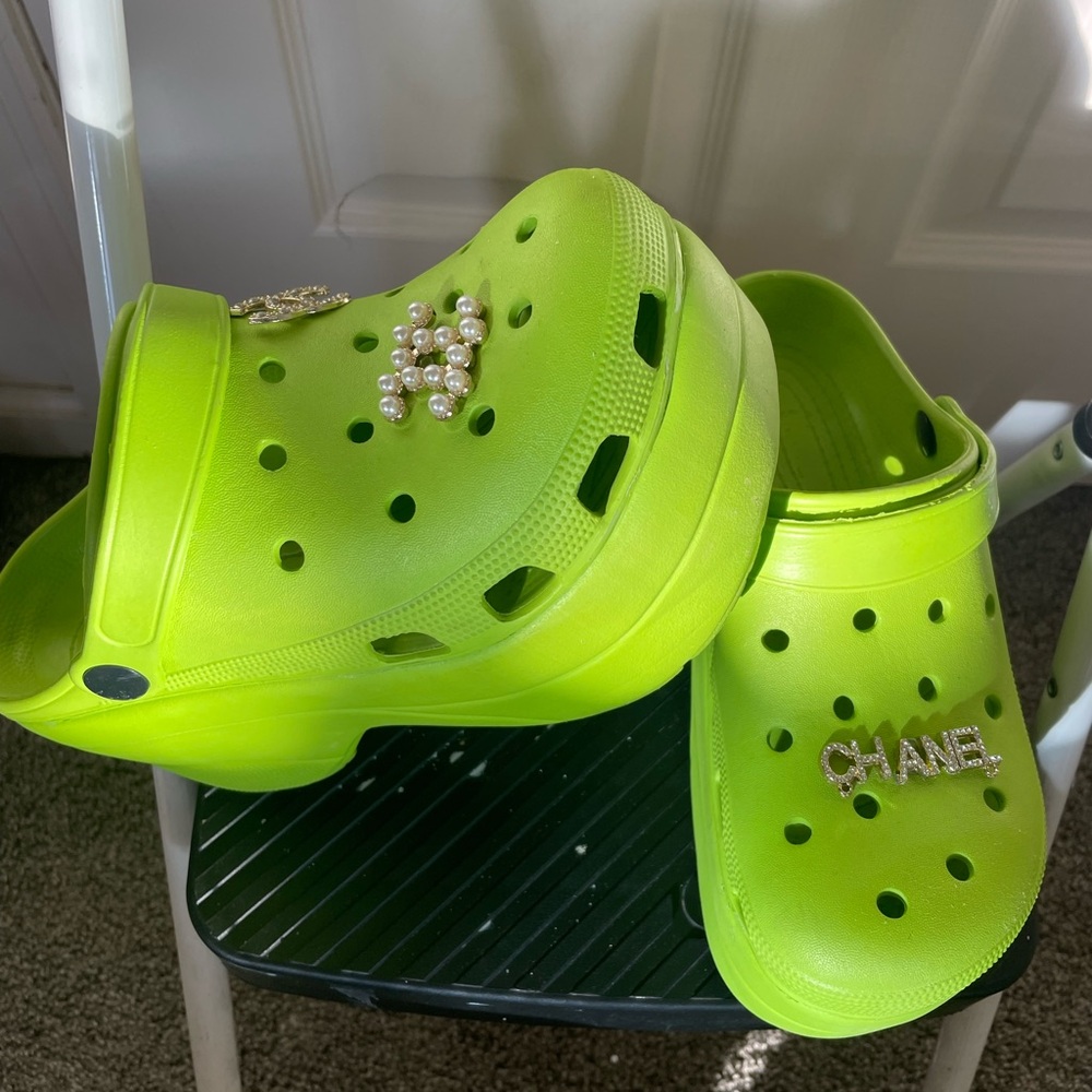 Cape Robbin Lime Green Platform Sandals